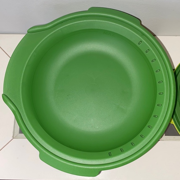 Tupperware Smart Stack Steamer Complete 5 Piece Set Green - Picture 8 of 13